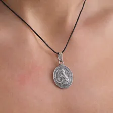 Икона нательная именная "Виктория" освящённая с посеребрением