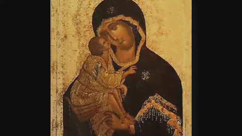 Молитва перед Донской иконой Божией Матери, читает Патриарх Кирилл