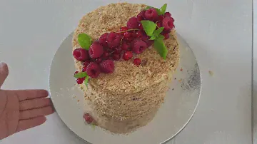 Торт Наполеон. Очень вкусно.  Классический рецепт в описании