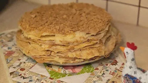 Классический Мокрый Наполеон: Пошаговый Рецепт от Бабушки с Нежным Заварным Кремом
