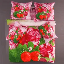 Постельное белье сатин набивной фотопринт 3D / Виктория