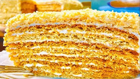Шикарный МЕДОВЫЙ торт  / Дамский каприз торт /  Старинный рецепт!!! торт медовик тает во рту