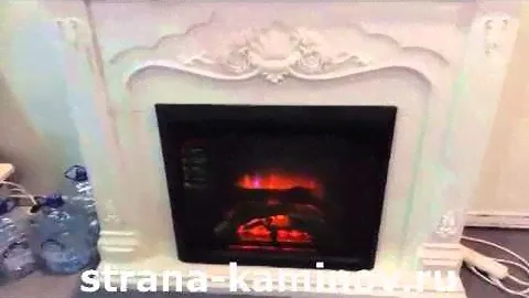 Электрокамин Victoria (белый дуб)+Leeds 26SD RealFlame - strana-kaminov.ru