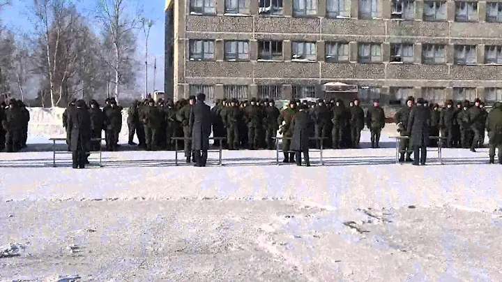 в/ч 30632-Б Учебка. Хабаровский край,На присяге 1 февраля 2015 г 3УРС