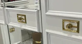 Шкаф однодверный Виктория белый с золотом